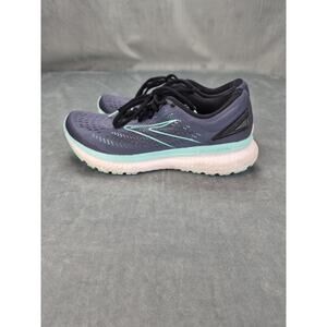 Brooks Glycerin 19 Women 9 Blue Athletic Running Walking Shoes Sneakers